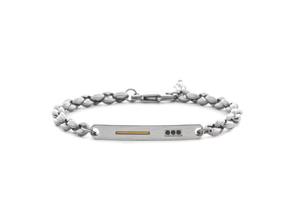 Bracciale 4US: Cesare Paciotti Uomo in Acciaio 4UBR8302 - 4UBR8302